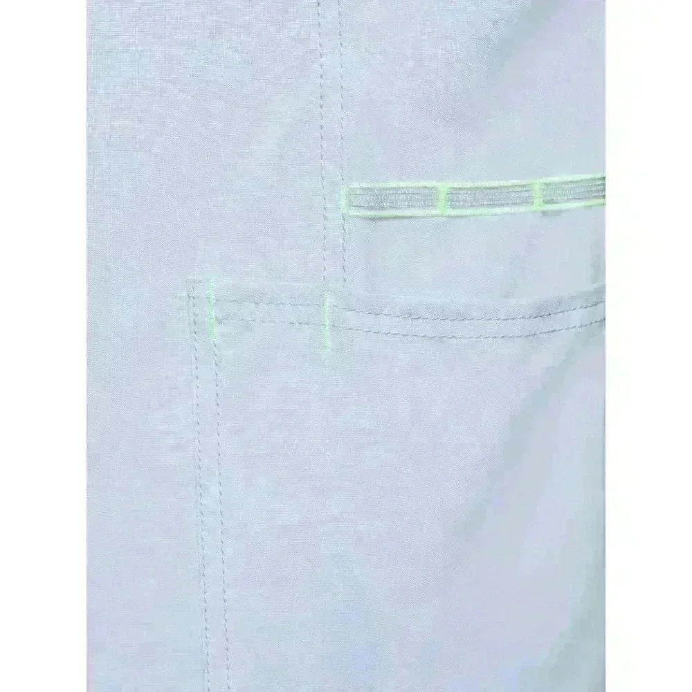 NWT Scrubstar Womens Active V-Neck Scrub Top Size XL 4-Way Stretch Blue Bliss - Picture 3 of 7
